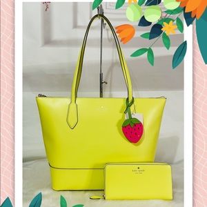 NWT Kate Spade Braelynn Tote Bag and wallet